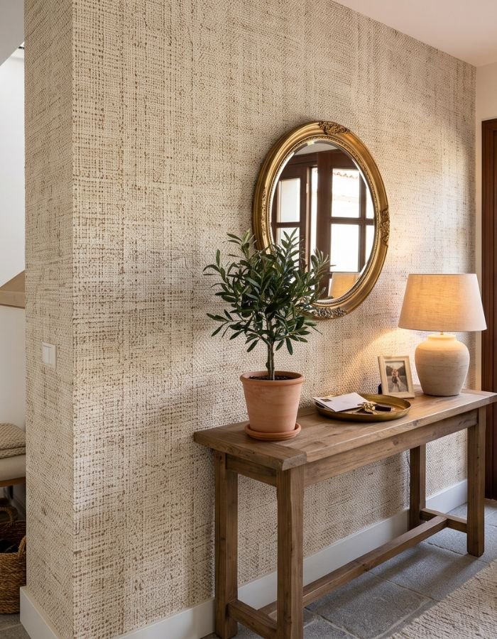 Papel pintado texturizado en Rivas